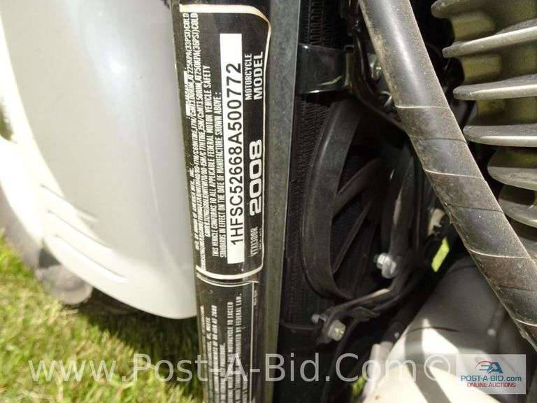 2008 Honda VTX 1300R Motorcycle With 13,137 Miles, Owner Stated,