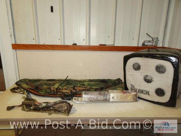 Dual Cam Proline Bow In Case, Archery Block Target, Rear Window G