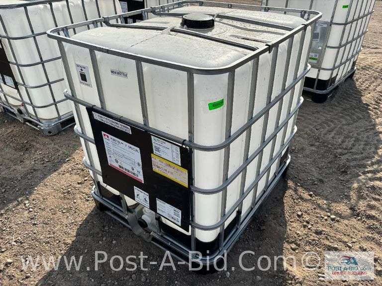 250 Gallon Poly Tank, "Food Grade, 1 Use".