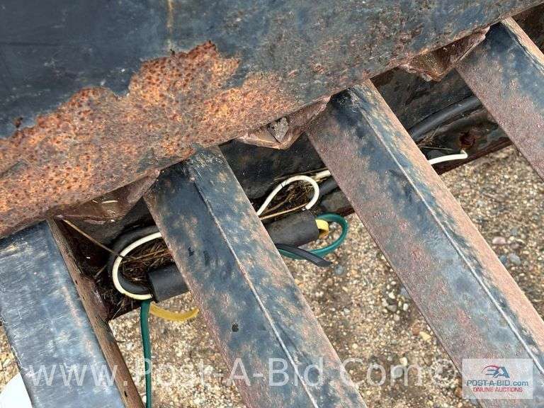 2016 Big Tex 25' Tandem Dual Wheeled Gooseneck Trailer, 20' Flat