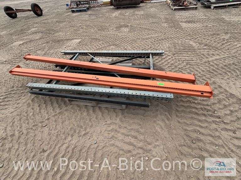 Assorted Pallet Racking 1-42" W x 7' Tall Upright And 2-10' Cross