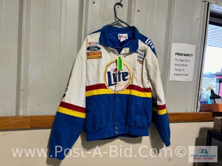 Chase Authentic Miller Lite #2 Jacket, Sz, Medium.