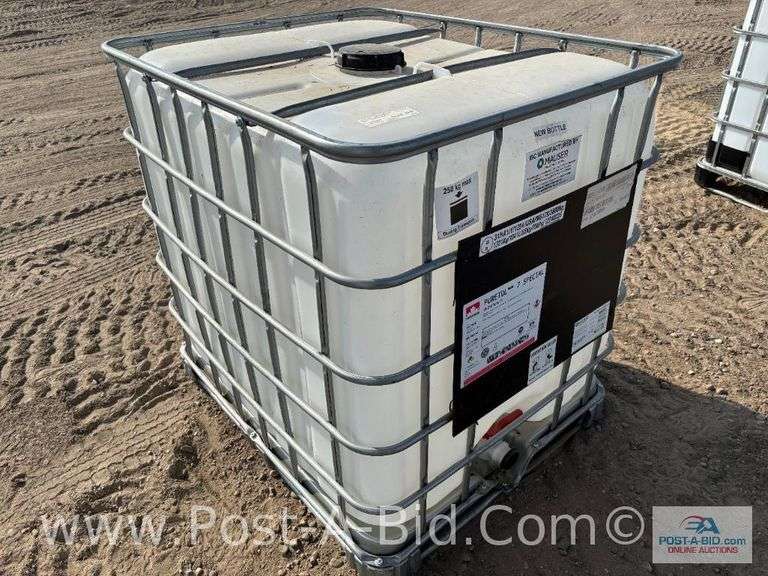 250 Gallon Poly Tank, "Food Grade, 1 Use"