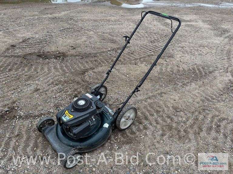 Yardman 159 cc Push Lawn Mower, Owner Stated, "Runs", But No Gas