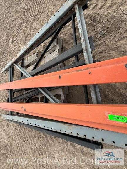 Assorted Pallet Racking 1-42" W x 7' Tall Upright And 2-10' Cross