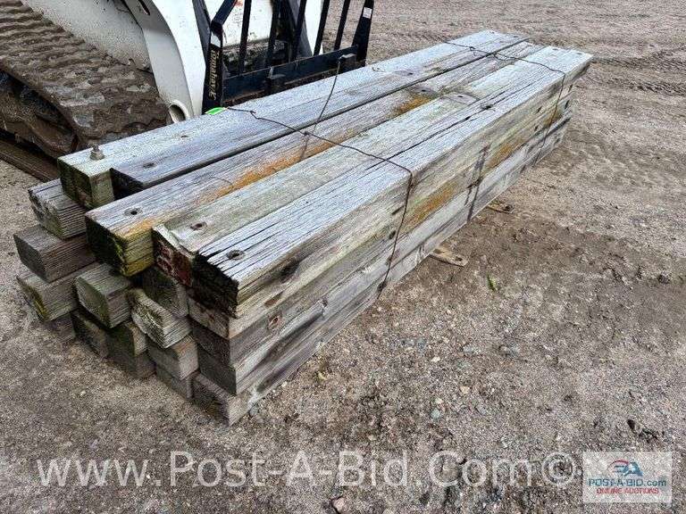 Bundle Of Wood 10' Cross Arms, Approx. 25 Each.