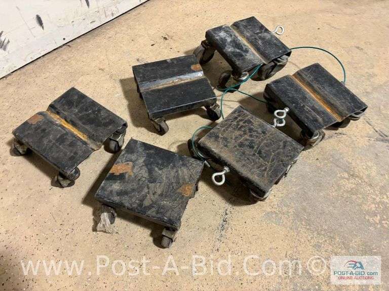 6x Snowmobile Dollies