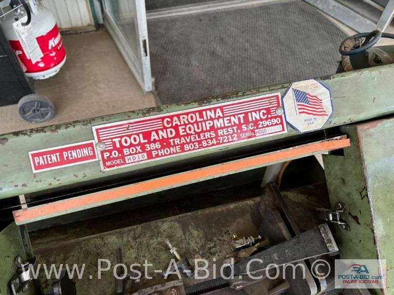 Carolina HD10 Bandsaw, 110 Volt, Owner Stated "Works"