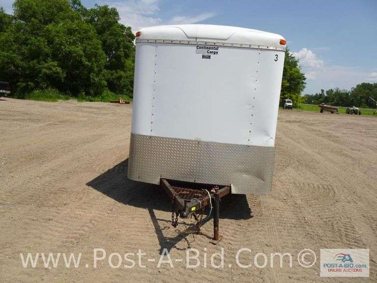 2004 Continental Cargo 6'x12' Enclosed Trailer With Rear Door, Si