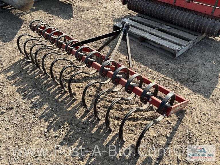Farm King 7 3' Point Landscape Rake.