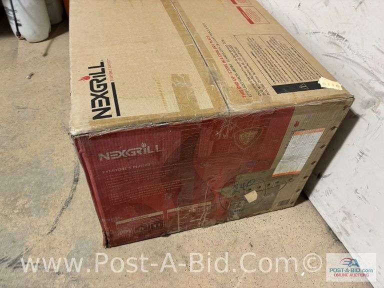 NexGrill 4 Burner Gas Grill In Box.