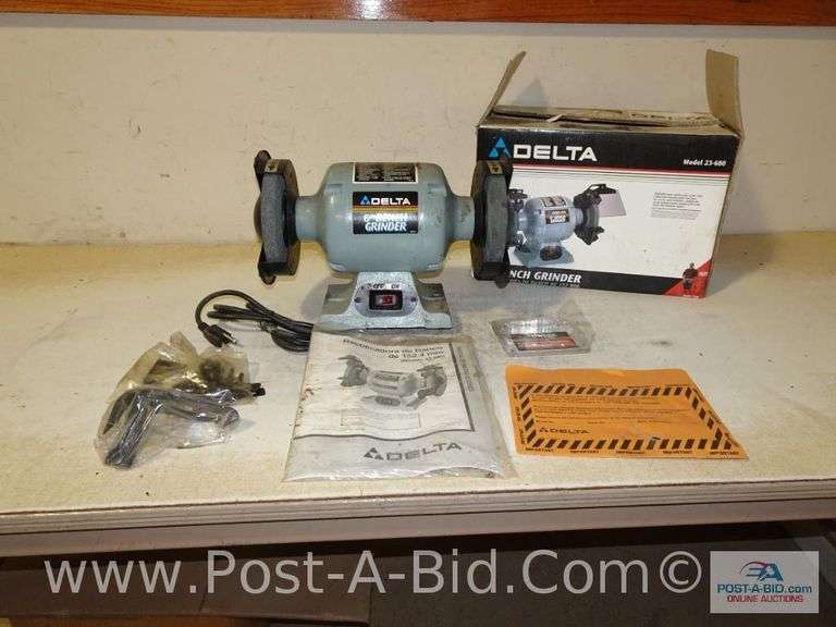 Delta 6" Grinder Model 23-680 Owner Stated "Never Used".