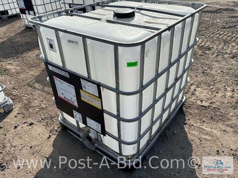 250 Gallon Poly Tank, "Food Grade, 1 Use".