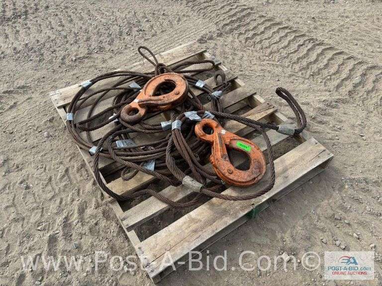 2-10 Ton Renfro SF Self Closing Lifting Hooks With 1/2" And 5/8"