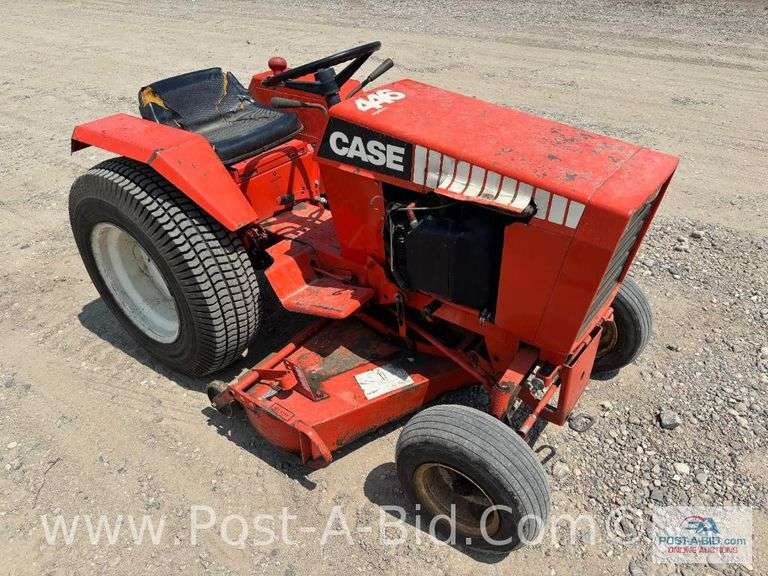 1981 Case 446 Hydrostatic Lawn Mower With Onan 16HP Motor, Owner