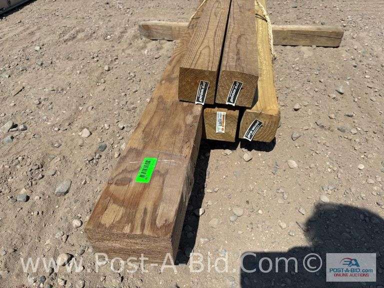 1-Bundle Treated 4 x 4 Posts.