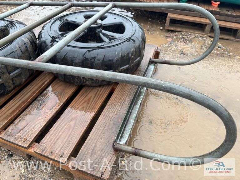 2-Otter Dock Wheels Approx. 2' Wide, And Large (Wide) Dock Ladder