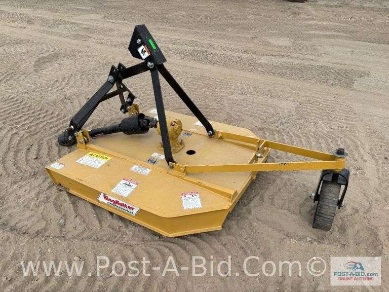 King Kutter 4' 3 Point Mower, Owner Stated, "Used For 1 Project."