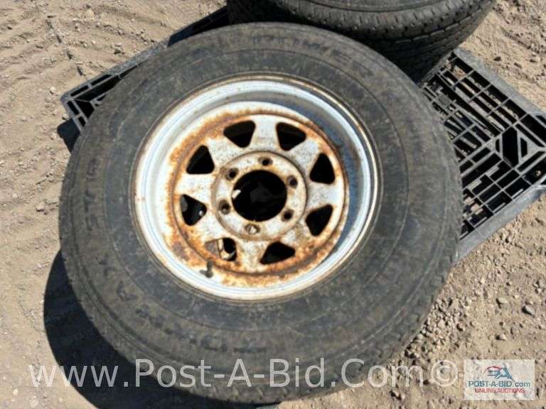 4x Power King Tow Max STRC 225/75R15 Trailer Tires, Owner Stated