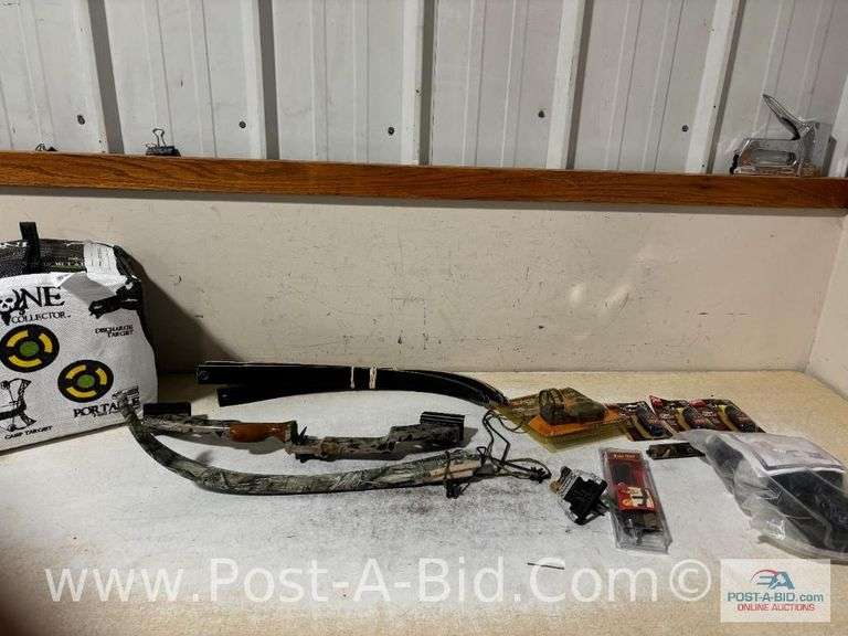 PSI Compound Bow And Recurve Bow With Bone Collector Archery Targ