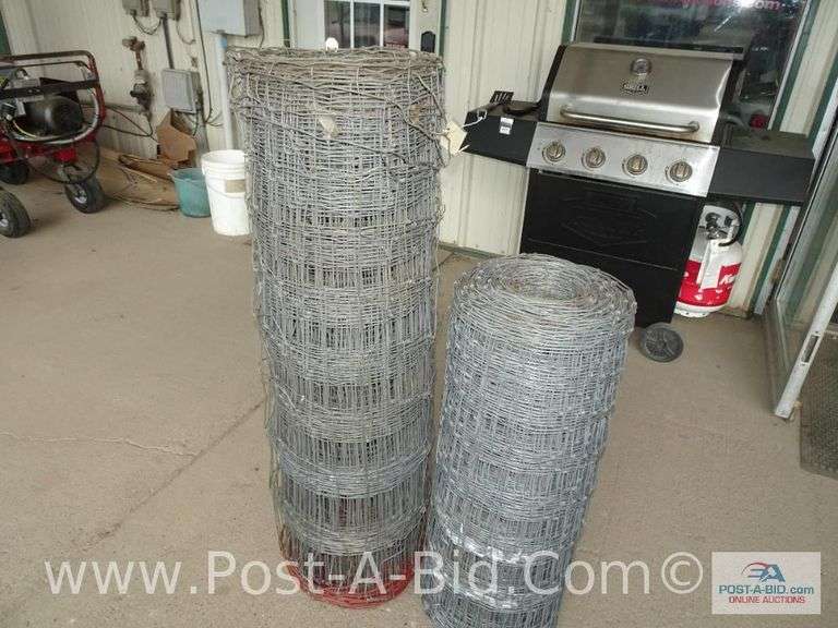 1 Roll 36" Page Wire And 1/2 Roll 48" Page Wire.