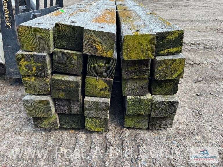 Bundle Of Wood 8' Cross Arms, Approx. 25 Each.