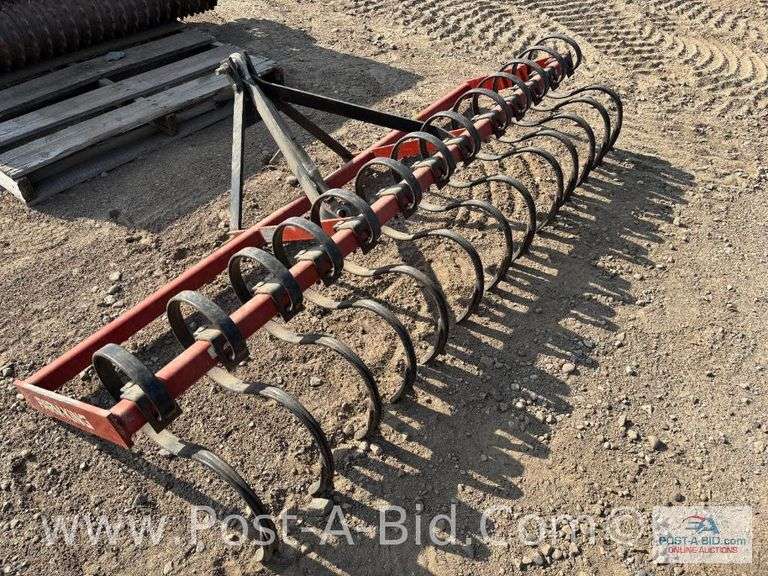 Farm King 7 3' Point Landscape Rake.