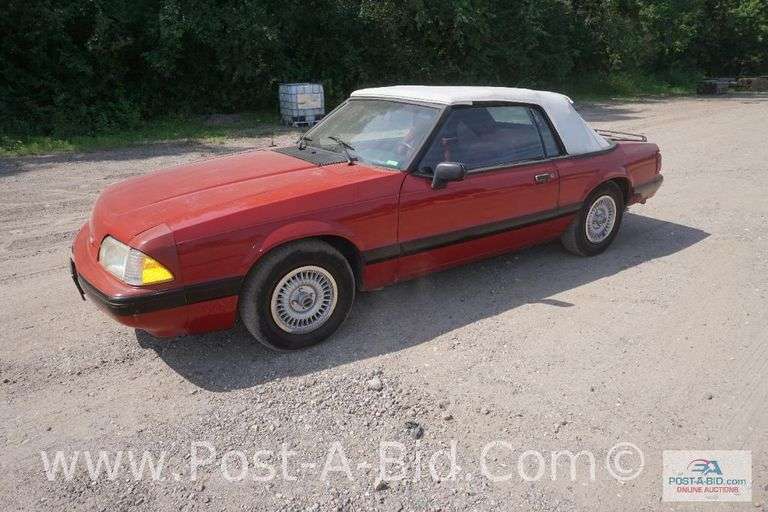 1988 Mustang LX Convertible With 23, 691 Miles On 5 Digit Odometer