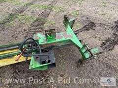 John Deere 3 Point Mount Hydraulic Post Pounder.