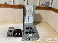 Power Panel RV Receptacle Box With 30-50 Amp, Includes 2 - 50 Amp