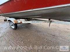 1978 Lund 14' Boat With Evinrude 35 HP Motor, 1978 Midi Trailer W