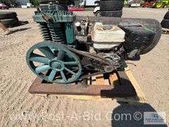 Truck Air Compressor Honda 8.0 Engine And Tank.