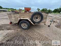 Shop Built 4' x 8' x 22" Side Wall Trailer, With Spare Tire, Life
