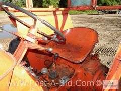 Allis Chalmers D-17 Wide Front Gas Tractor, Cab Needs Glass, PTO,