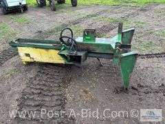 John Deere 3 Point Mount Hydraulic Post Pounder.