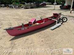 2000 Coleman 17' Canoe With Floats, Seats, Dolly And Paddles, MN