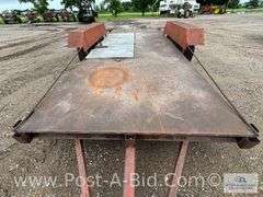 2006 Shop Built 16' Tandem Axle Trailer, 75" Between Fenders, Bro