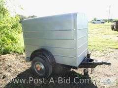 Shop Built 6' x 3' 5" x 4' Enclosed Trailer With Lifetime License