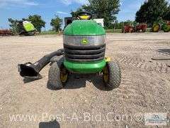 John Deere L120 With Bagger - Owner Stated "For Parts Or Repair,
