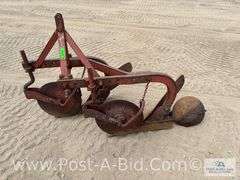 3 Point 2 Bottom Plow With Coulters.