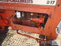 Allis Chalmers D-17 Wide Front Gas Tractor, Cab Needs Glass, PTO,