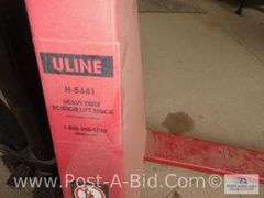 U Line H-544` Heavy Duty Hydraulic Pallet Jack.