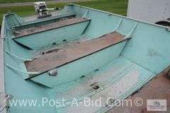 1973 Lund 14' Boat With Johnson 15HP Motor, Owner Stated "Hasnt B