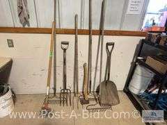 Large Lot Of Garden Tools