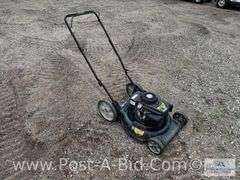 Yardman 159 cc Push Lawn Mower, Owner Stated, "Runs", But No Gas
