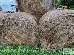 5-Grass Hay Round Bales, Twine Tie, 2024 Hay Season.