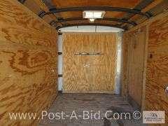 2004 Continental Cargo 6'x12' Enclosed Trailer With Rear Door, Si