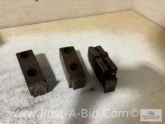 1 Set Of 3 Soft Jaws Cushman Used For 15" Chuck 05-201457-08006.
