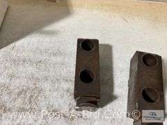 1 Set Of 3 Soft Jaws Cushman Used For 15" Chuck 05-201457-08006.