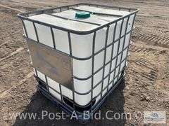 250 Gallon Poly Tank, "Food Grade, 1 Use"